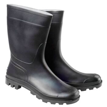 Bottes basses en caoutchouc noir n°36 (la paire)