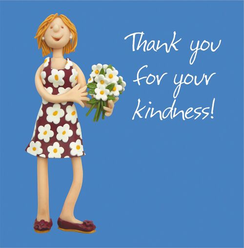 Thanks for Your Kindness thank you card
