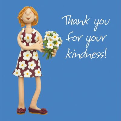 Thanks for Your Kindness thank you card