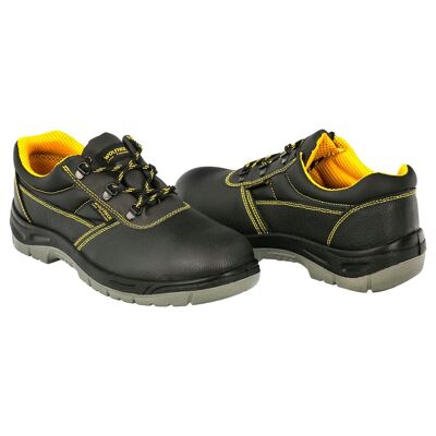 Safety Shoes S3 Black Leather Wolfpack No. 39 Work Clothing, Safety Footwear, Work Boots. (Pair)