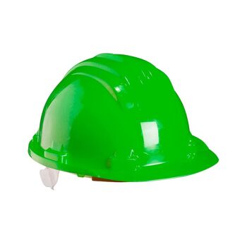 Casques de travail verts