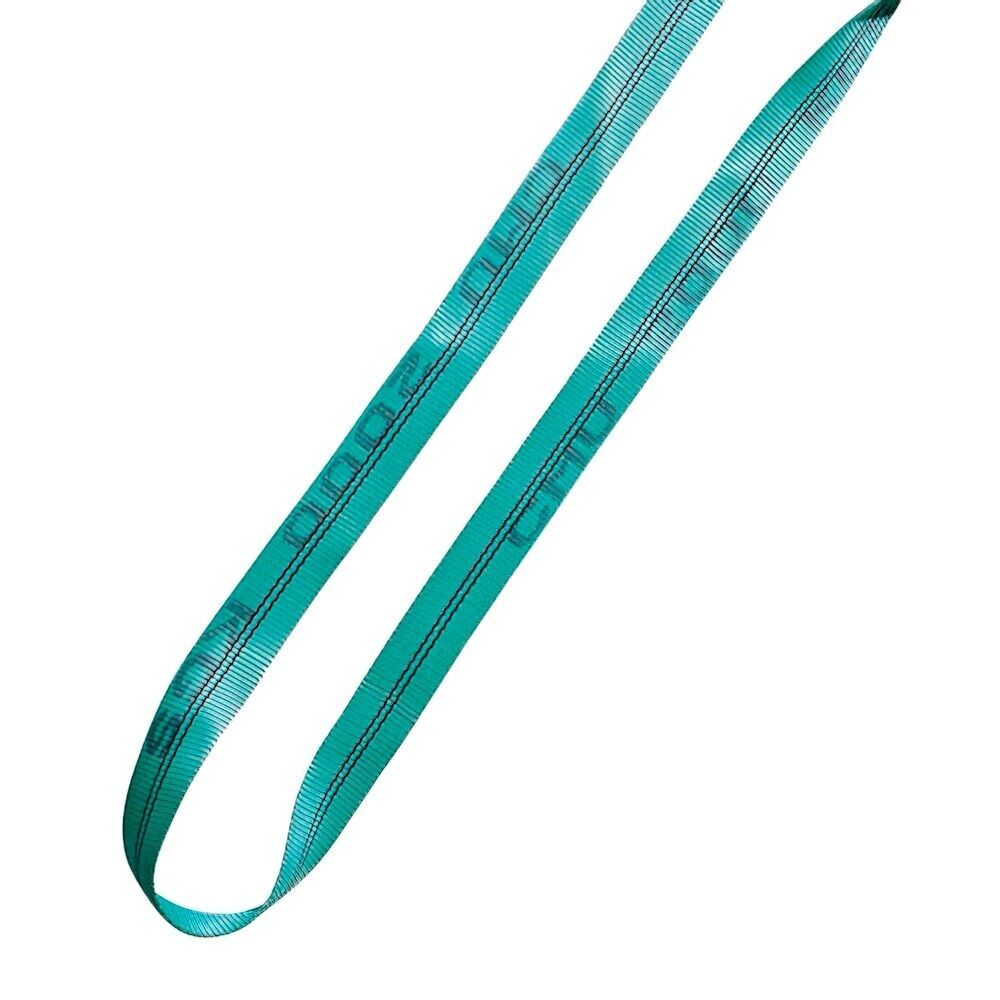 Élingue plate double bande 2000 kg. / 2 mètres vert