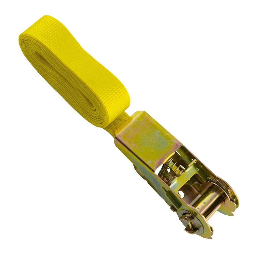 Ruban d'arrimage avec cliquet largeur 25 mm. x Longueur 4 mètres. 1 pièce