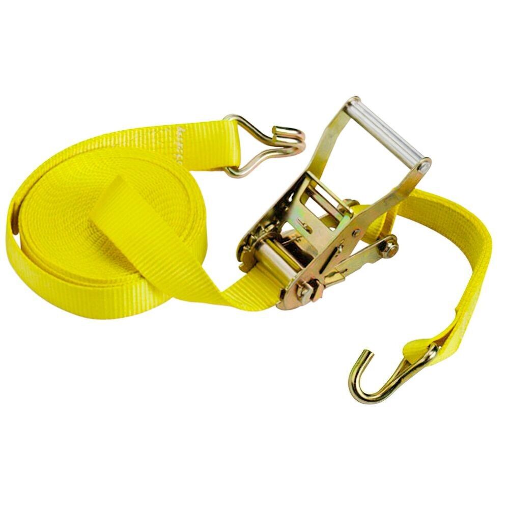 Ruban d'arrimage avec cliquet 50 mm. x 9 mètres (1 pièce)