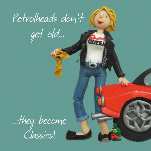 Classic Petrolhead birthday card