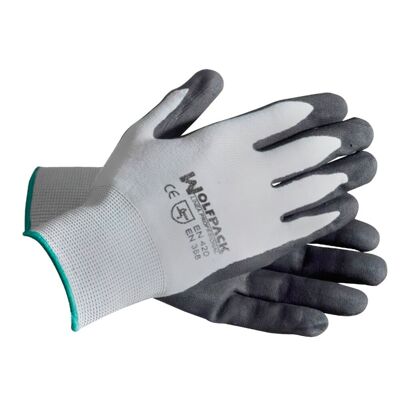 Nitrile / Nylon Foam Impregnated Gloves 10" (Pair)