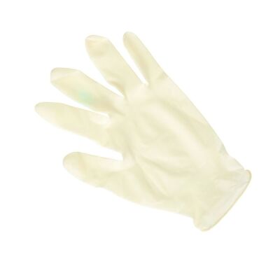 Disposable Synthetic Latex Gloves Size 7 Box 100 Units