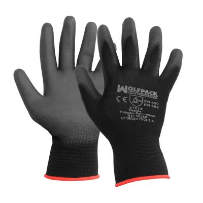 Gants en polyuréthane / nylon imprégné 7" (paire)