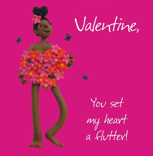 Heart a Flutter Valentines Card