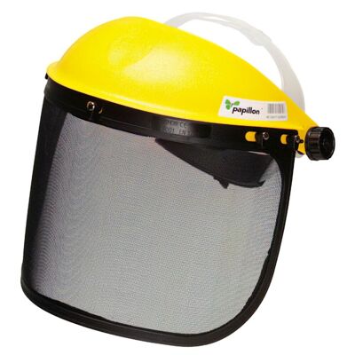 Papillon Face Protector with Harness (Grid)