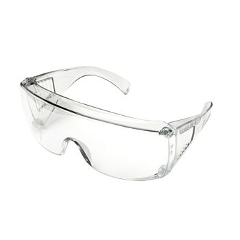 Lunettes de protection EN166 branches fixes transparentes