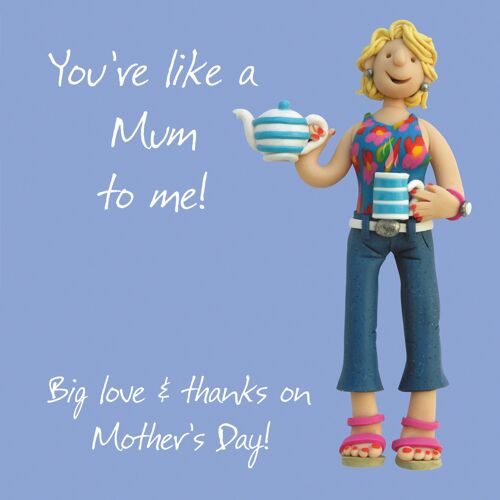 Like a Mum to Me Mothers Day card