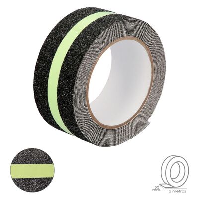 Fluorescent Anti-Slip Tape 50 mm x 5 meters.  Domestic use.