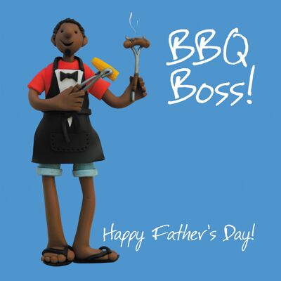 Bbq Boss sur la carte de fête des pères