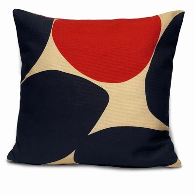 Coussin Point Rouge 45×45 cm