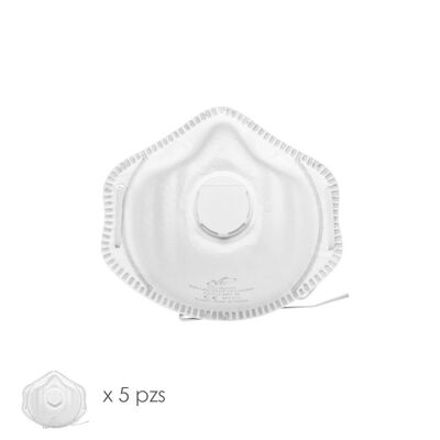Respiratory Mask FFP3 With Valve (5 Units)