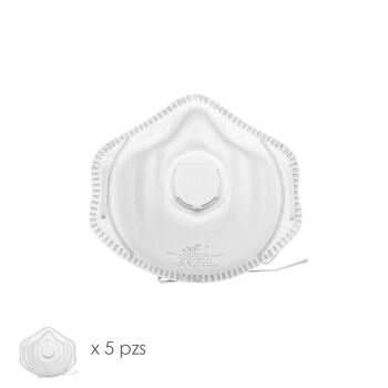 Masque Respiratoire FFP3 Avec Valve (5 Unités)