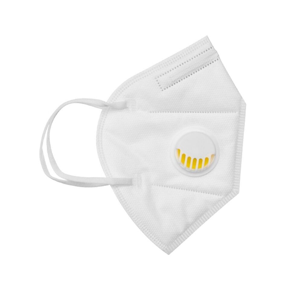 FFP2-Atemschutzmaske mit Ventil. Faltbar (20 Einheiten), einzeln verpackt