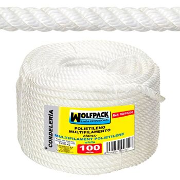 Corde multifilament en polypropylène (rouleau 100 m.)8mm