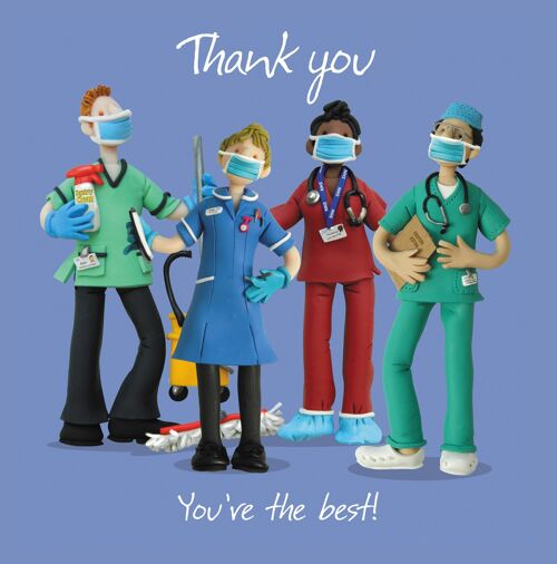 Thank You Healthcare Workers card