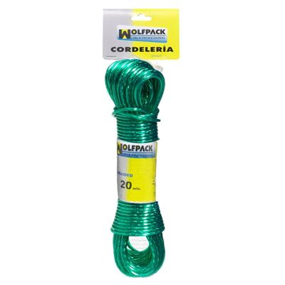 Cuerda Plastificada Cable Acero " 3, 5 mm. (Madeja 10 m.)