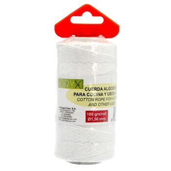 Corde de coton de boucher 100 gr.  Rouleau "1, 50 mm.