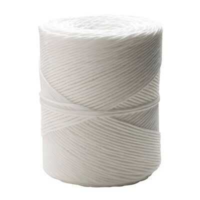 Bobina di corda di rafia da 750 grammi Colore bianco