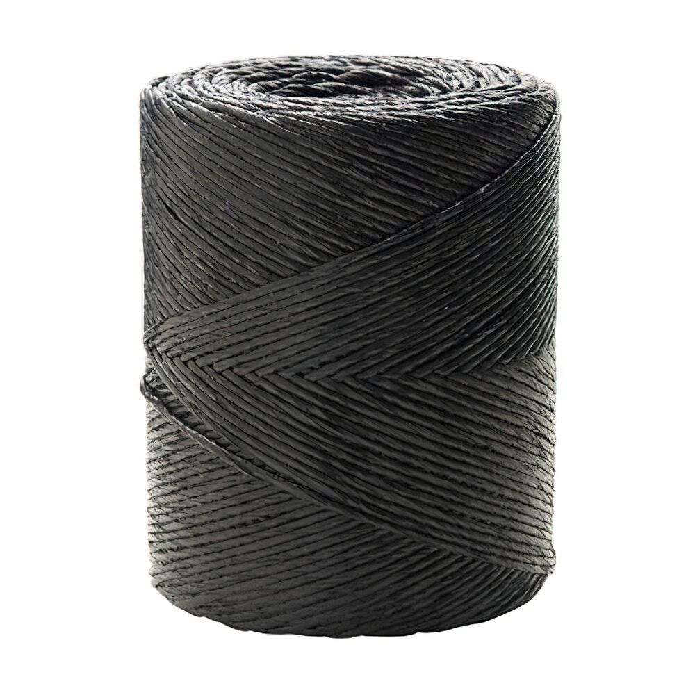 Bobine de corde de raphia 750 grammes Couleur Noir