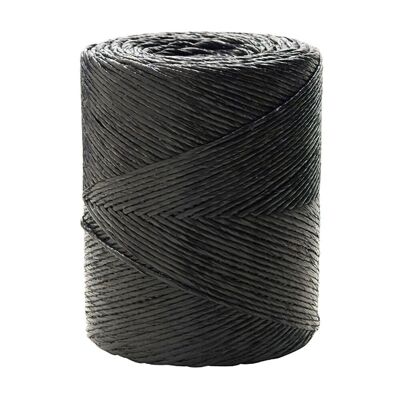 Bobina di corda di rafia da 750 grammi Colore nero