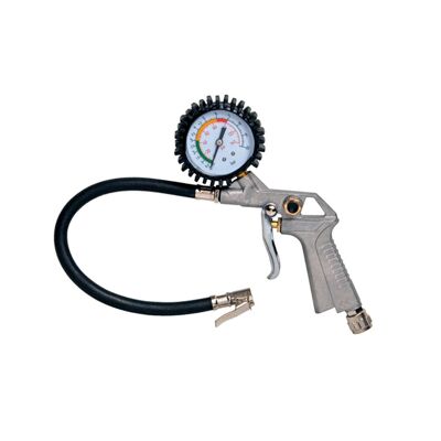 Tire Inflation Gun with Pressure Gauge, Tire Inflator, Compressed Air Tire Gun, Compressor Gun