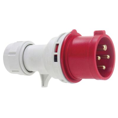 Three-phase Industrial Plug / Socket 16 A. /380V