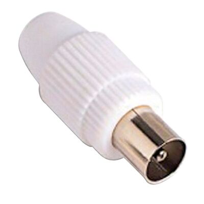 Conector TV Macho Recto 9, 5 mm.