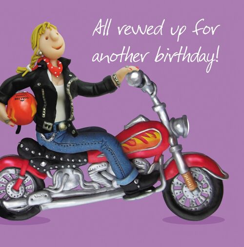 Revved Up Birthday birthday card