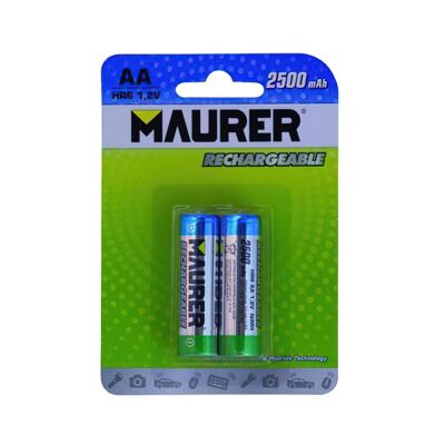 Batteria Ricaricabile Maurer HR-6/AA (Blister 2 Pezzi)