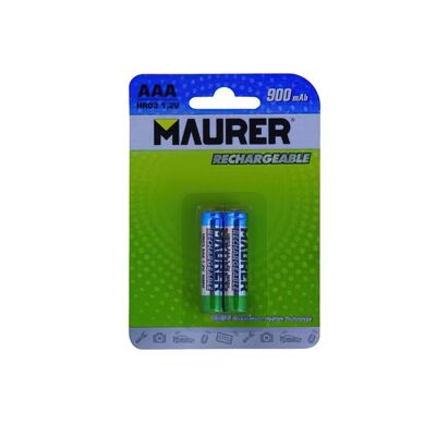Maurer Rechargeable Battery HR-3 / AAA (Blister 2 Pieces)