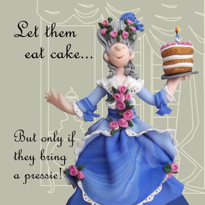 Marie Antoinette historical birthday card