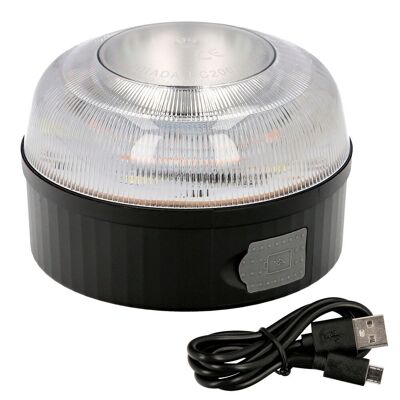 Car Emergency Led Light V16 USB Rechargeable Holographic Light Beacon