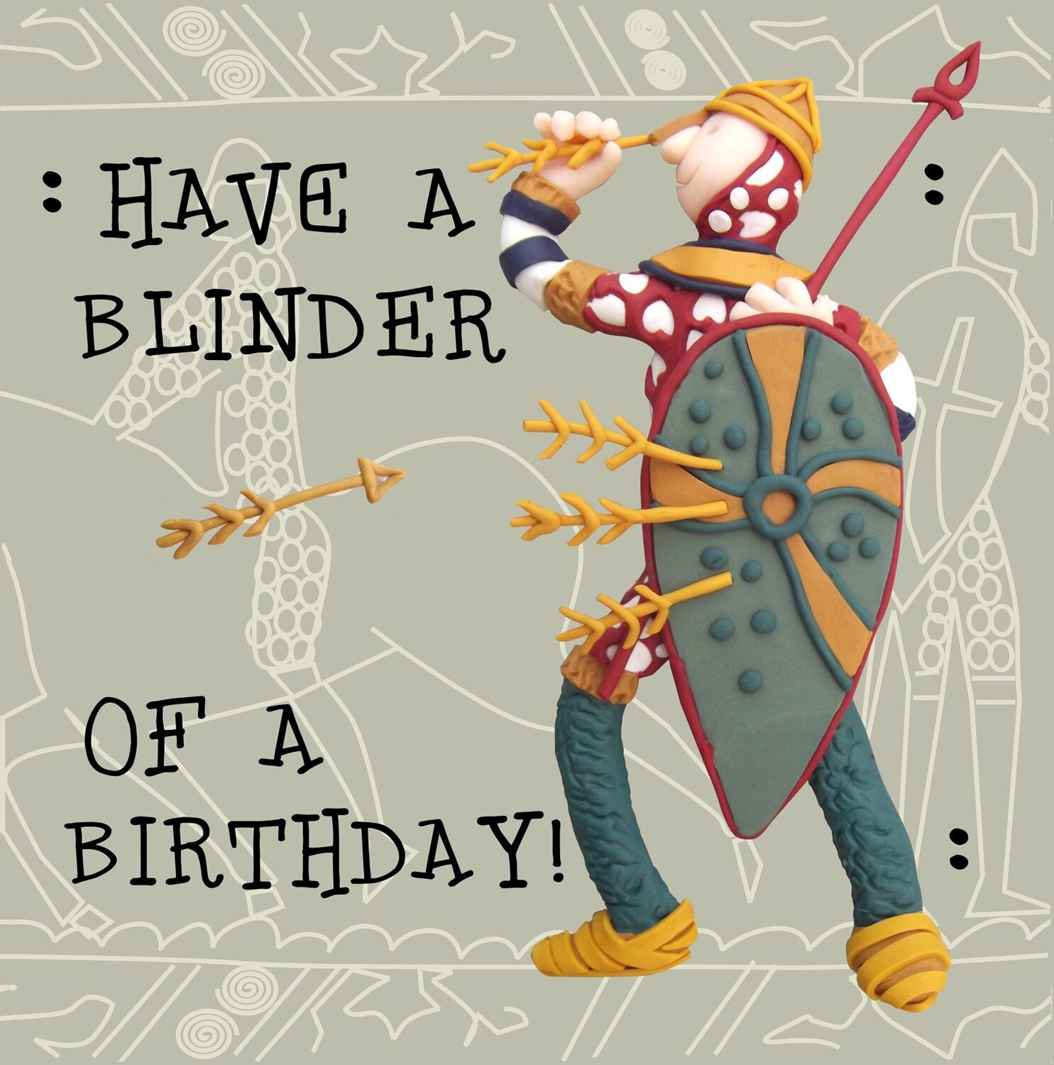 Blinder of a Birthday Biglietto di compleanno storico King Harold