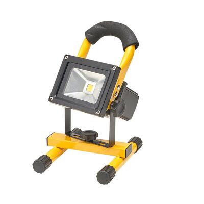 20 Watt LED spotlight. White Light 4000º K IP 65 600 Lumens With Carrying Handle, Led Projector With Handle, Led Work Light