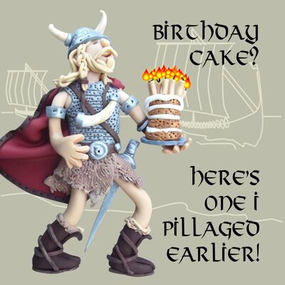 Una tarjeta de cumpleaños histórica vikinga que saqueé antes