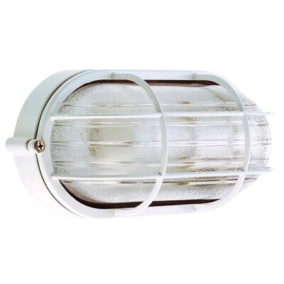 Industry Ceiling Light IP44 Oval White