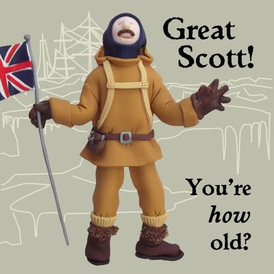 Great Scott! historical birthday card