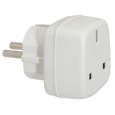 Travel Adapter From English Socket To Schuko