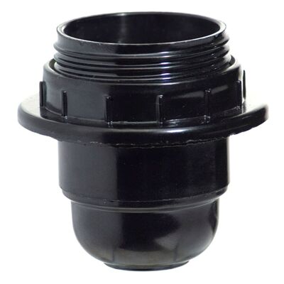 4 A lamp holder. E-27 With Thread + Black Washer