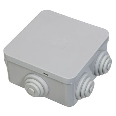 Surface Watertight Box With Clip 80x80x40 mm.