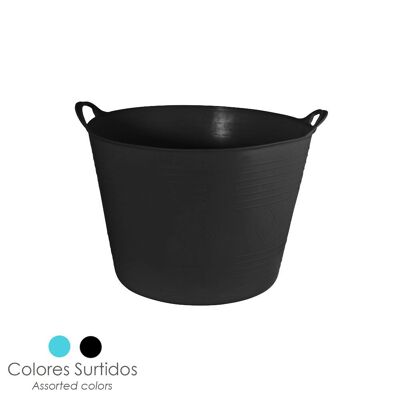 Polypropylene Laundry Sorting Basket 15 liters.  "36 x 25 (H.)cm. Assorted colors