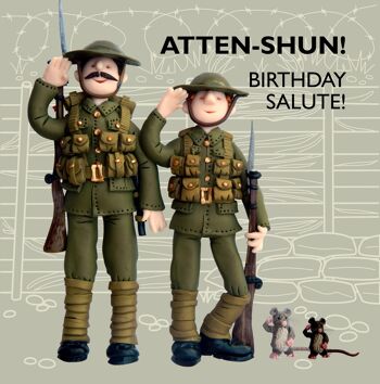 Carte d'anniversaire historique Atten-Shun