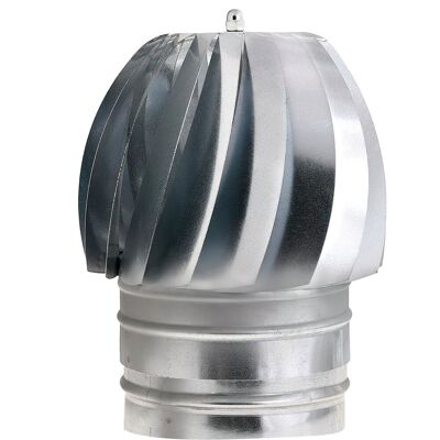 Wolfpack Galvanized Extractor Hat for Stove, Chimney, Smoke Extraction, For "200 mm" tube.