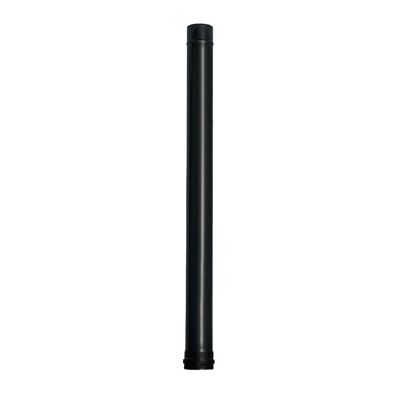 Wolfpack Black Vitrified Steel Pellet Stove Tube "80 mm.  Length 100 cm. Wood Stoves, Fireplace, High resistance,