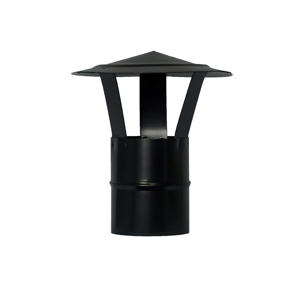 Poêle Vitrifié Noir Réduction De 120 à 110 Mm